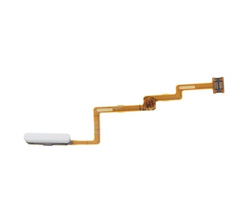 Шлейф для Xiaomi Poco F3, Mi 11i, сканера отпечатка пальца (Touch ID), серебристый (Moonlight Silver), Original (PRC)