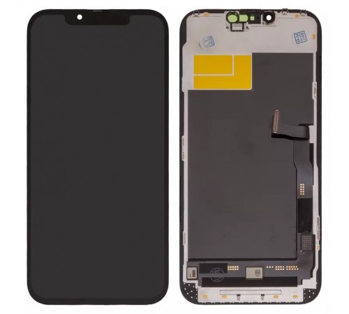 Дисплей для iPhone 13 Pro Max, черный, с рамкой, High Copy (OLED)