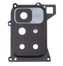 Стекло камеры для Xiaomi Redmi 10 (2021), Redmi 10 (2022), Redmi 10 Prime, Redmi 10 Prime (2022), черное, с рамкой