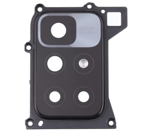 Стекло камеры для Xiaomi Redmi 10 (2021), Redmi 10 (2022), Redmi 10 Prime, Redmi 10 Prime (2022), черное, с рамкой