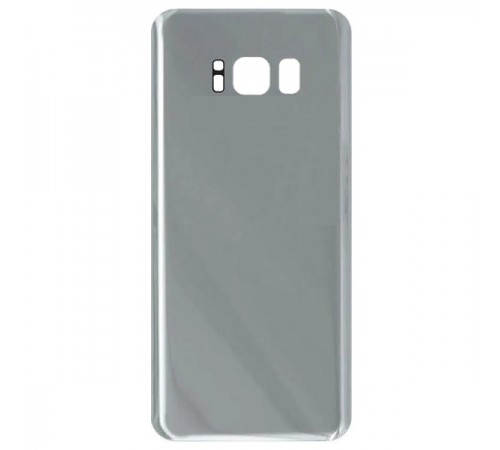 Задняя панель корпуса для Samsung G955F Galaxy S8 Plus, серебристая (Arctic Silver), Copy
