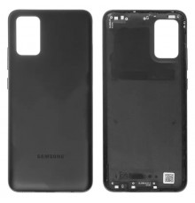 Задня панель корпусу для Samsung A025F/DS Galaxy A02s, чорна