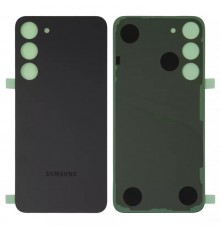 Задняя панель корпуса для Samsung S916 Galaxy S23 Plus, черная (Phantom Black)
