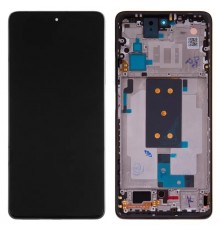 Дисплей для Xiaomi 11T, 11T Pro, черный, с рамкой, Original (PRC), 21081111RG, 2107113SG, 2107113SI, 2107113SR