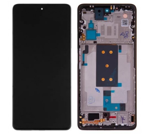 Дисплей для Xiaomi 11T, 11T Pro, чорний, з рамкою, Original (PRC), 21081111RG, 2107113SG, 2107113SI, 2107113SR Дисплей для Xiaomi 11T, 11T Pro, чорний, з рамкою, Original (PRC), 21081111RG, 2107113SG, 2107113SI, 2107113SR
