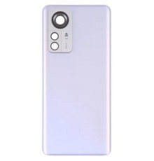 Задняя панель корпуса для Xiaomi 12 Pro, фиолетовая, Copy + стекло камеры