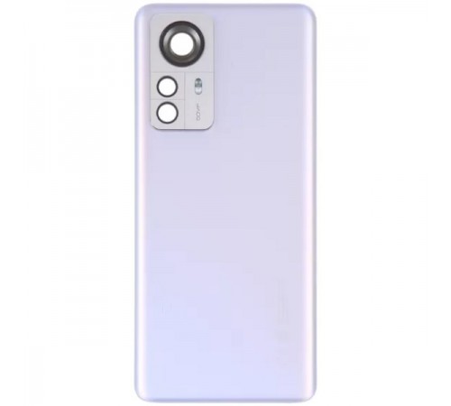 Задняя панель корпуса для Xiaomi 12 Pro, фиолетовая, Copy + стекло камеры Задняя панель корпуса для Xiaomi 12 Pro, фиолетовая, Copy + стекло камеры
