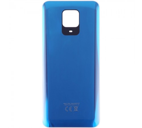 Задняя панель корпуса для Xiaomi Redmi Note 9S, синяя (Aurora Blue), Copy, 48 Мп