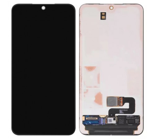 Дисплей для Samsung S901B Galaxy S22 5G, черный, без рамки, Оригинал (переклеено стекло)