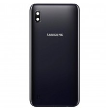 Задня панель корпусу для Samsung A105F/DS Galaxy A10, чорна + скло камери