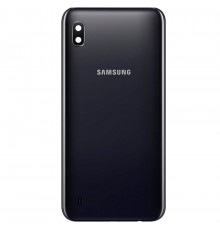 Задняя панель корпуса для Samsung A105F/DS Galaxy A10, черная + стекло камеры