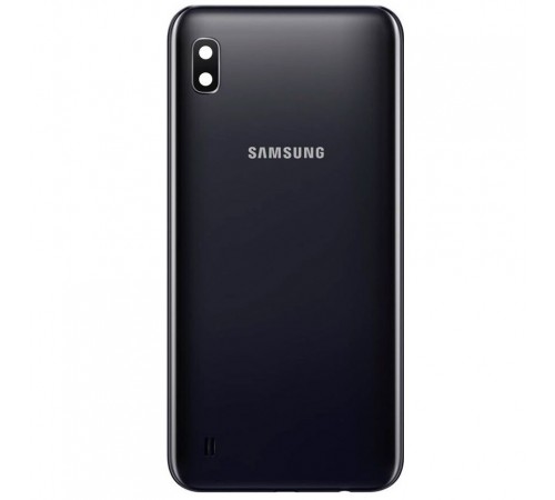 Задня панель корпусу для Samsung A105F/DS Galaxy A10, чорна + скло камери