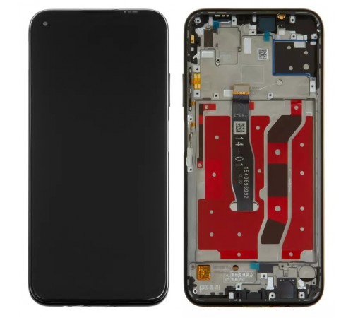 Дисплей для Huawei Nova 6 SE, Nova 7i, P40 Lite, чорний, версія 4G, з рамкою, High Copy JNY-L21A/JNY-L01A/JNY-L21B/JNY-L22A/JNY-L02A/JNY-L22B/JNY-AL10/JNY-TL10