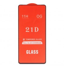 Защитное стекло для Samsung N770 Galaxy Note 10 Lite, совместимо с чехлом, Full Glue, (без упаковки), черный
