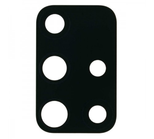 Скло камери для Samsung A715 Galaxy A71, чорне (Prism Crush Black), без рамки