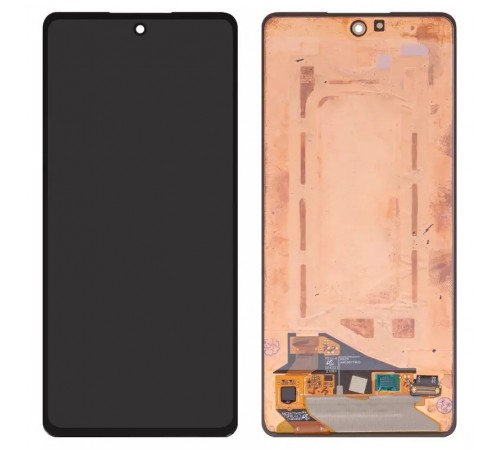 Дисплей для Samsung A725 Galaxy A72, A726 Galaxy A72 5G, чорний, без рамки, Оригінал (переклеєне скло)