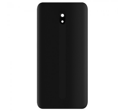 Задняя панель корпуса для Xiaomi Redmi 8A (Midnight Black), черная + стекло камеры