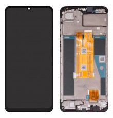 Дисплей для Realme C63 4G, черный, с рамкой, Original (PRC)