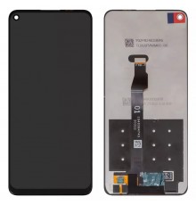 Дисплей для Huawei P40 Lite, чорний, (версія 5G), без рамки, (Box) 1540394743