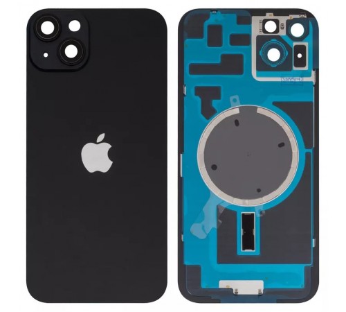 Задняя панель корпуса для iPhone 14 Plus, черная + стекло камеры, Original (PRC), midnight