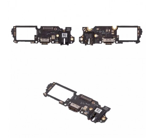 Шлейф для Oppo A5 (2020), A9 (2020), коннектора зарядки, коннектора наушников, микрофона, плата зарядки, High Copy