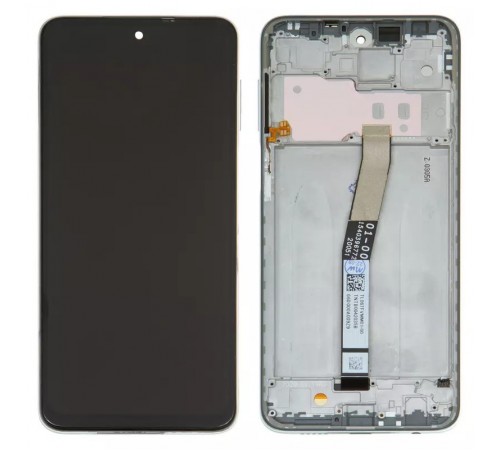 Дисплей для Xiaomi Redmi Note 9 Pro, Redmi Note 9S, сірий (Interstellar Gray), з рамкою, High Copy M2003J6B2G, M2003J6A1G