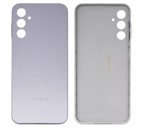 Задняя панель корпуса для Samsung A145 Galaxy A14, серебристая Задняя панель корпуса для Samsung A145 Galaxy A14, серебристая
