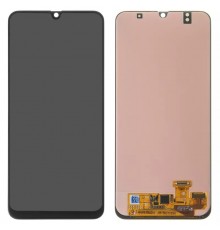 Дисплей для Samsung A305 Galaxy A30, черный, без рамки, Оригинал (переклеено стекло)