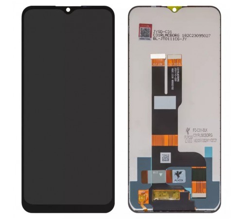 Дисплей для Realme C31, черный, без рамки, FLYCDI, RMX3501