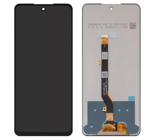 Дисплей для Tecno Camon 19 Neo (CH6i), черный, без рамки, High Copy, FPC6805-4-V5