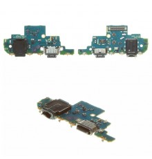 Шлейф для Samsung A525 Galaxy A52, коннектора зарядки, коннектора наушников, микрофона, плата зарядки, Original (PRC)