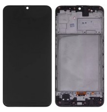 Дисплей для Samsung M315 Galaxy M31, M315F/DS Galaxy M31, черный, с рамкой, High Copy (OLED)