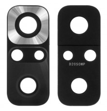 Скло камери для Xiaomi Redmi Note 10 Pro, Redmi Note 10 Pro Max, чорне, без рамки