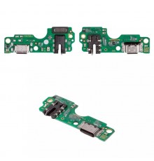 Шлейф для Infinix Hot 30 Play NFC, коннектора зарядки, з мікрофоном, з компонентами, Original (PRC), плата зарядки