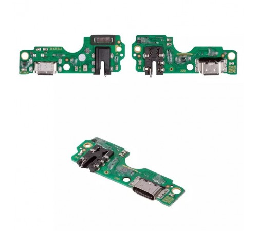 Шлейф для Infinix Hot 30 Play NFC, коннектора зарядки, з мікрофоном, з компонентами, Original (PRC), плата зарядки