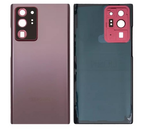Задняя панель корпуса для Samsung N985F Galaxy Note 20 Ultra, золотистая (Mystic Bronze) + стекло камеры