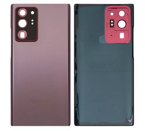 Задняя панель корпуса для Samsung N985F Galaxy Note 20 Ultra, золотистая (Mystic Bronze) + стекло камеры Задняя панель корпуса для Samsung N985F Galaxy Note 20 Ultra, золотистая (Mystic Bronze) + стекло камеры