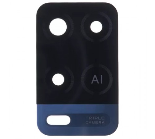 Стекло камеры для Oppo A54 4G (2020), синее, без рамки