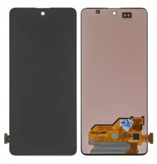 Дисплей для Samsung M317 Galaxy M31s, черный, без рамки, Оригинал (переклеено стекло)