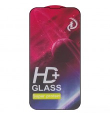 Защитное стекло ASP для Apple iPhone 13, iPhone 13 Pro, iPhone 14, совместимо с чехлом, Full Glue, черный