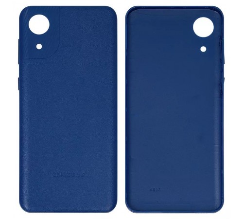 Задняя панель корпуса для Samsung A032 Galaxy A03 Core, синяя