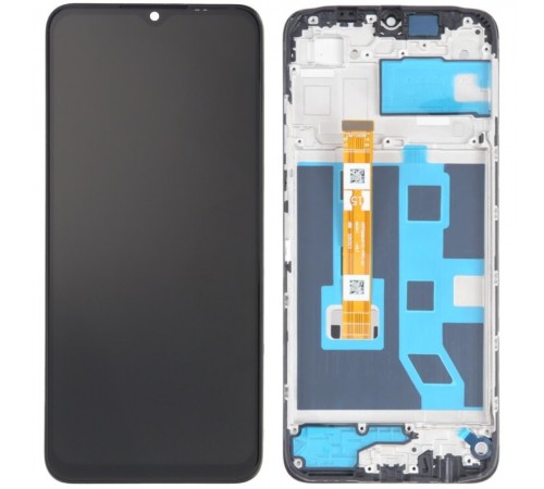 Дисплей для Oppo A17, чорний, з рамкою, Original (PRC), CPH2477, HTF066H015