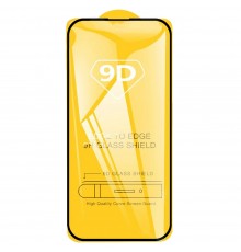 Защитное стекло для Apple iPhone 16 Pro, совместимо с чехлом, Full Glue, (без упаковки), черный