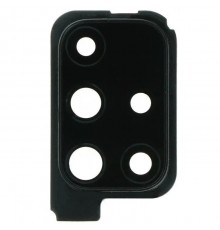 Стекло камеры для Samsung M317 Galaxy M31s, черное, с рамкой