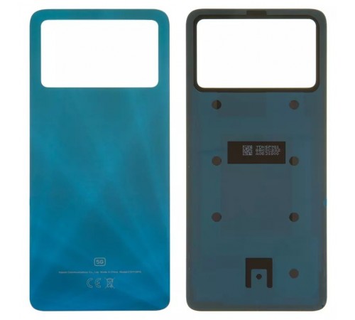Задня панель корпусу для Xiaomi Poco X4 Pro 5G, синя (Laser Blue)