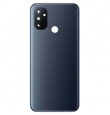 Задняя панель корпуса для OnePlus Nord N100 серая (Midnight Frost) + стекло камеры
