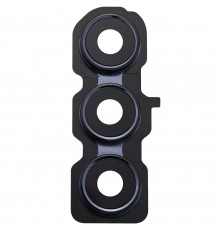 Скло камери для Samsung A556 Galaxy A55, синє (Navy), з рамкою