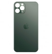 Задняя панель корпуса для iPhone 11 Pro, зеленая, не нужно снимать стекло камеры, Original (PRC), big hole, matte midnight green