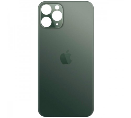 Задняя панель корпуса для iPhone 11 Pro, зеленая, не нужно снимать стекло камеры, Original (PRC), big hole, matte midnight green Задняя панель корпуса для iPhone 11 Pro, зеленая, не нужно снимать стекло камеры, Original (PRC), big hole, matte midnight green