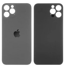 Задняя панель корпуса для iPhone 12 Pro, серая, не нужно снимать стекло камеры, big hole, graphite